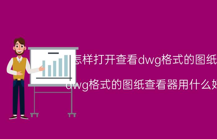 怎样打开查看dwg格式的图纸 dwg格式的图纸查看器用什么好？